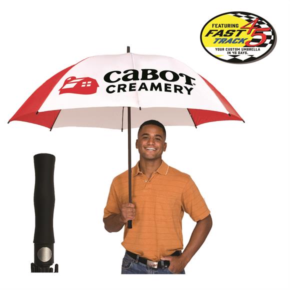 6000-WP - Auto Open Wide Panel Design Golf Umbrella