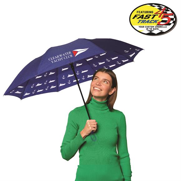 8800-POU - Double Canopy Folding Umbrella